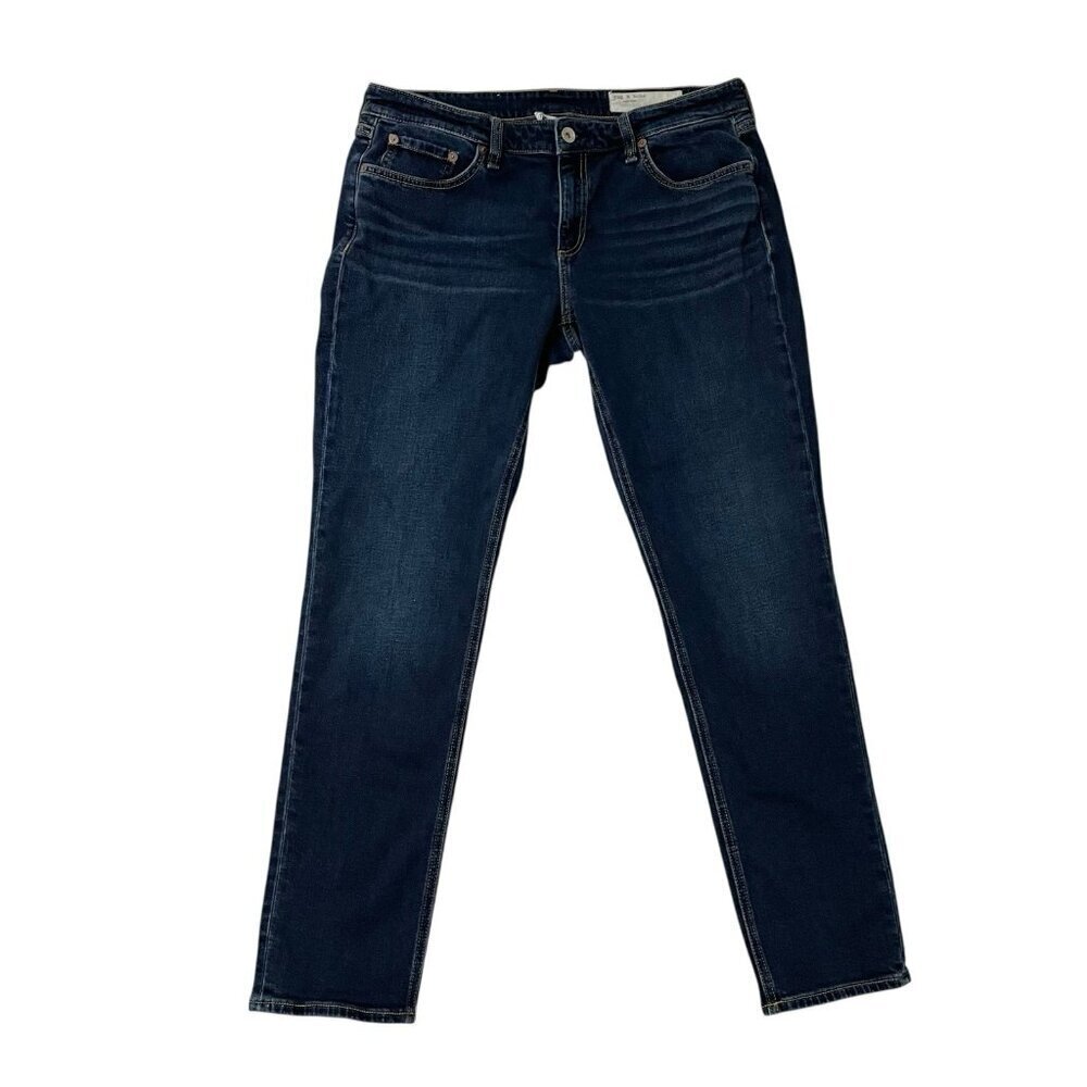 RAG & BONE Low-Rise Slim Boyfriend Jeans Stretch Denim Dark Wash size 29